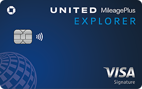 Clickable card art links to The New United (Service Mark) Explorer Card product page